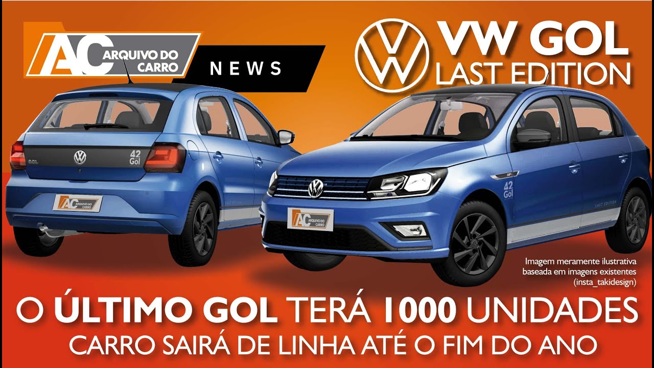 VW Gol Last Edition de exportação tem motor 1.6; Brasil fica com o