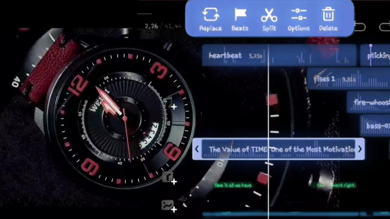 Making watch commercial with a smartphone