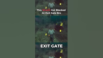 This Wraith Got Blocked At Exit Gate Bro  #dbd  #deadbydaylight #deadbydaylightsurvivor