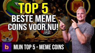 5 BESTE MEME COINS om NU te KOPEN?! (10X Potentie Meme Coins?!)