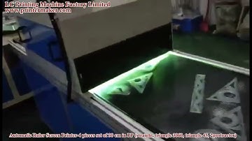 Automatic PP Ruler Screen Printer-4pcs of 30cm (straight, triangle 3060, triangle 45, 2protractor)
