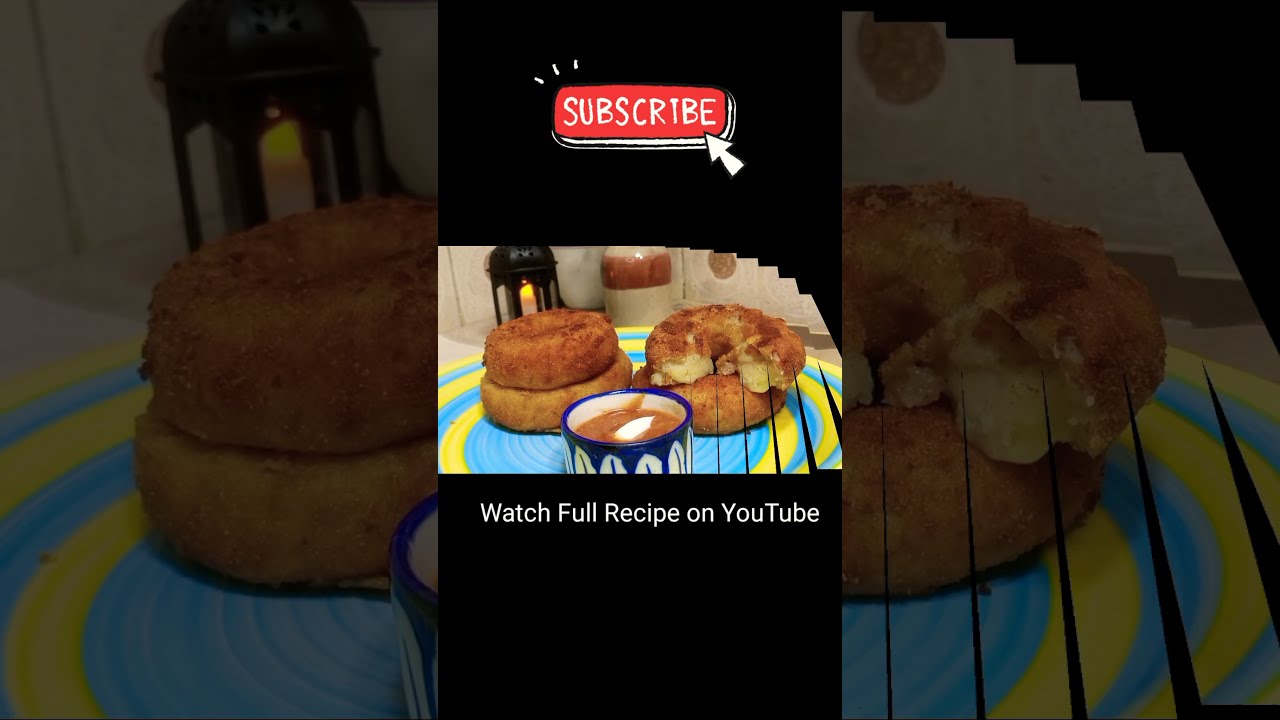 Crispy and soft potato cheese donuts | super delicious donuts | by 