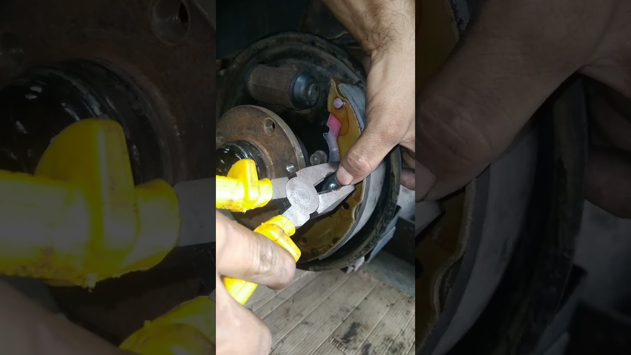 troca de lonas de freio do grand siena