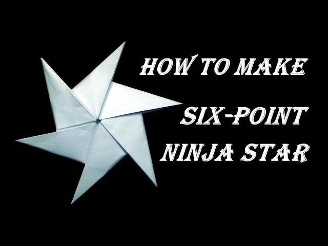 Professional 6-Point Ninja Star - Sharp Six Point Throwing Star