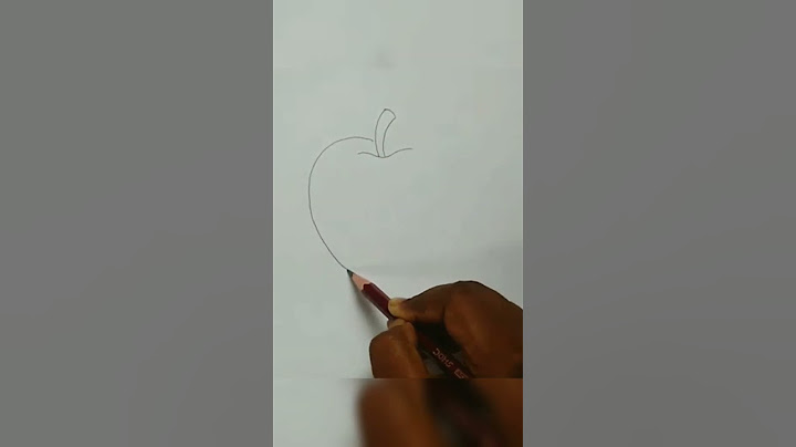 how to draw apple step by step(very easy) || easy apple drawing || #shorts , #mahabubaarts