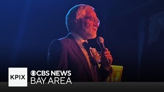 San Francisco mayoral candidate Aaron Peskin speaks at his Election Night party