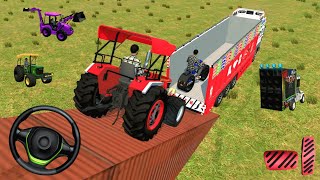 Modified 😍 Bullet Bike 🔥 & Tractor Loading 😱 | Epic Truck Simulator Gameplay #tractor #truck #game screenshot 5