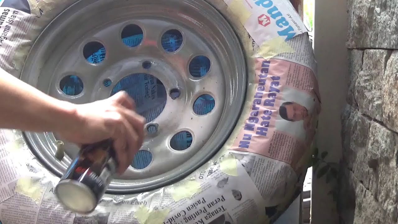 Mengecat velg mobil dengan pilox samurai
