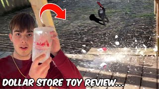 DOLLAR STORE TOY REVIEW… (FUNNY)