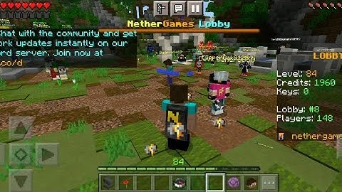 I FOUND THIS IN NETHERGAMES LOBBY CRATE || Tech techno gaming