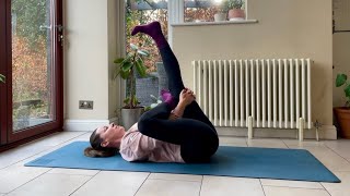 Floor based yoga sequence with Katy Insley of yogabrum
