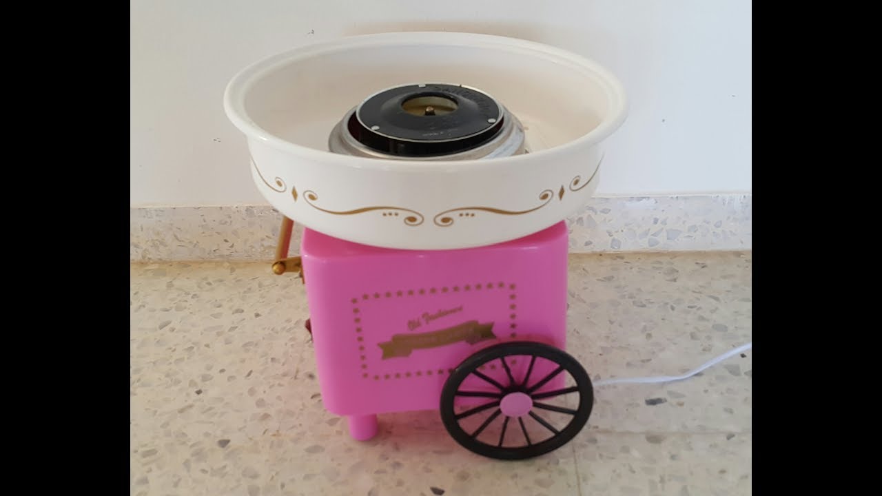 كيف تصنع آلة غزل البنات في المنزل - YouTube