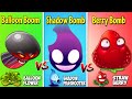 BALLOON BOOM vs SHADOW BOMB vs BERRY BOOM vs TOMATO BOMB - PvZ 2 Plant vs Plant