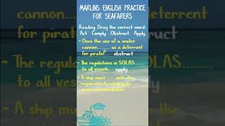 Marlins English Practice For Seafarers(New Format) Part 3 - Reading #short