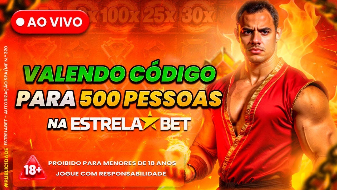 🔥 AO VIVO: CÓDIGO LIBERADO PARA 500 PESSOAS NA ESTRELABET