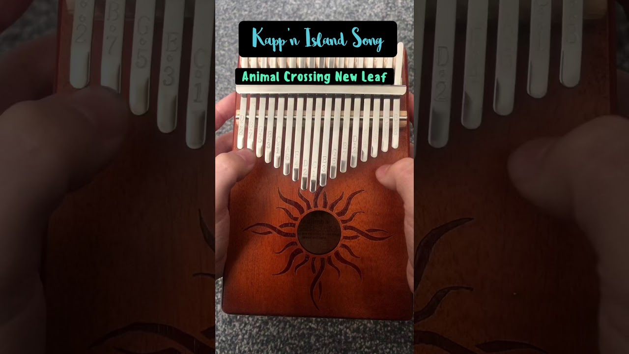 Kapp N Island Song Animal Crossing New Leaf Kalimba Cover Youtube