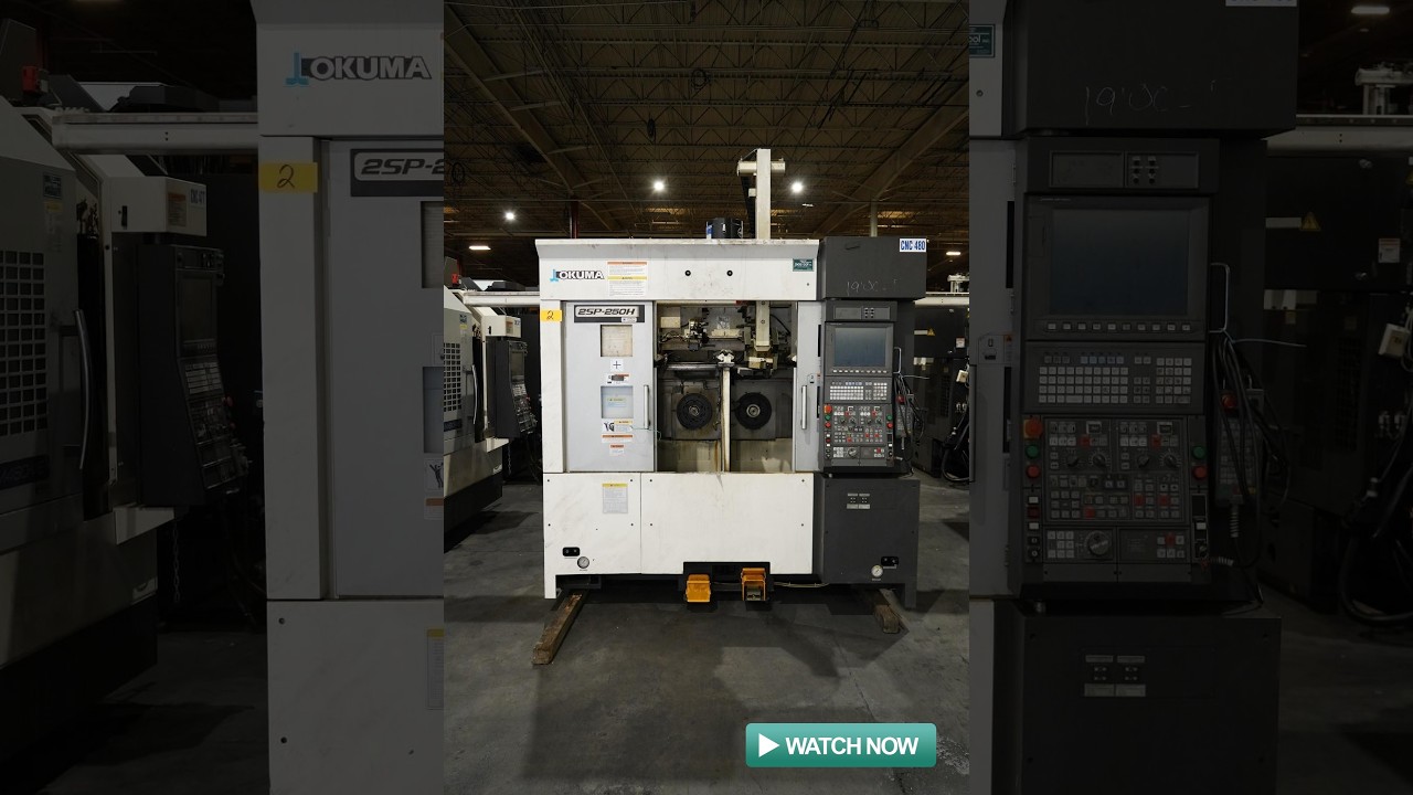tkymi89 ページ② 2017 OKUMA 2SP-250H TWIN SPINDLE TWIN TURRET CNC LATHE - YouTube