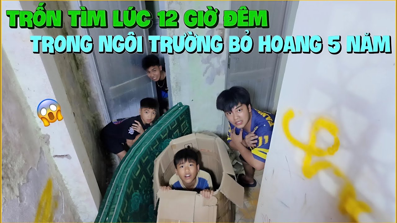 VLOG | A Terrifying Midnight Game of Hide-and-Seek in a 5-Year Abandoned School, Is Shima's Nephe...