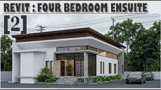 Revit 2026 Tutorial: 4 Bedroom Ensuite House | BIM Modeling for Architects | USA Building Code