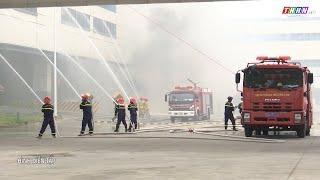 Diễn tập phương án phòng cháy chữa cháy và cứu nạn cứu hộ cấp tỉnh | Hà Nam TV