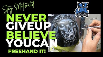 Keep the Grind on, and don’t listen to Negativity. Freehand Airbrush all day!