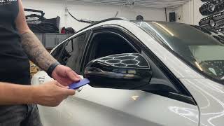 Installing Dynamic Turn Signal Mirror lights on a Mercedes W205 C-Class