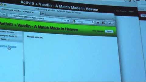 Activiti + Vaadin: A match made in heaven