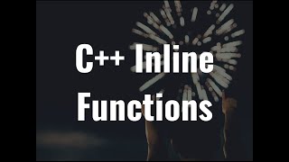 Inline function in Tamil