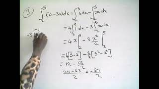 Tutorial sheet on integration 1