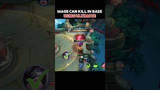 mage can kill in base using ultimate✅️moba game #mobilelegends #mobalegends5v5 #molanatariqjameel
