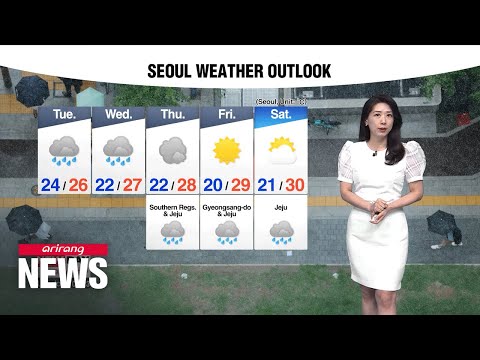 [Weather] Frequent rain this week, heat lingers in south