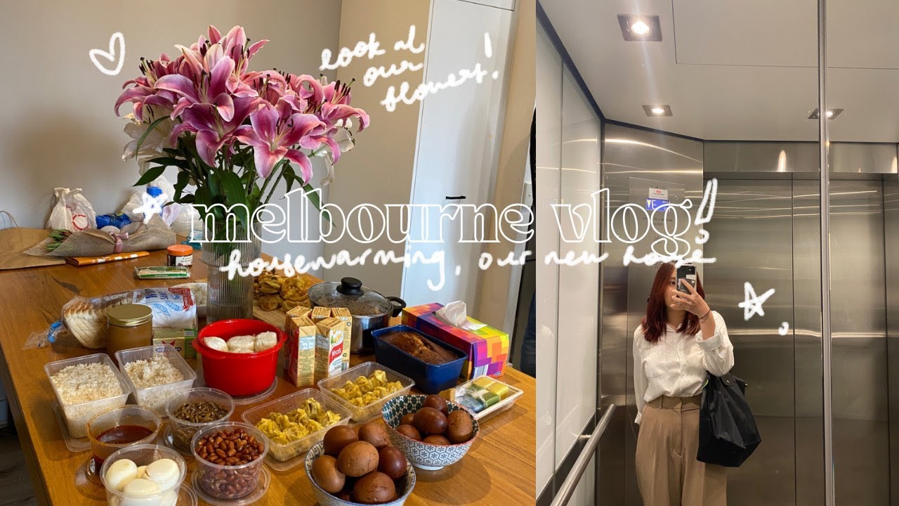 ⭐️ vlog first day at my fulltime job, melbourne city apartment tour