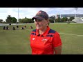 Samantha Betts speaks following her 5fer vs Western Australia