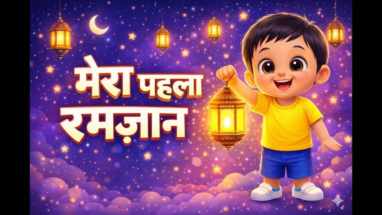 Baby’s First Ramadan 🌙 | Ramadan Moon Song for Kids | Happy Nursery Rhymes