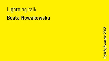 ABE15 Beata Nowakowska: Lightning talk - Drawing