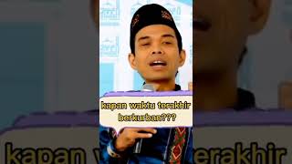 Batas Waktu Sembelih Hewan Qurban  Uas