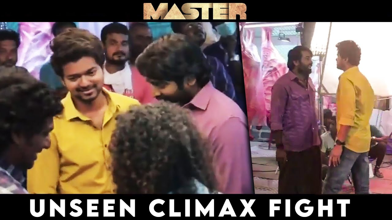 OFFICIAL VIDEO Master Climax Scene Making  Thalapathy Vijay Vijay Sethupathi Lokesh Kanagaraj