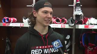 Red Wings revel in big win in front of dads; Seider hits milestone