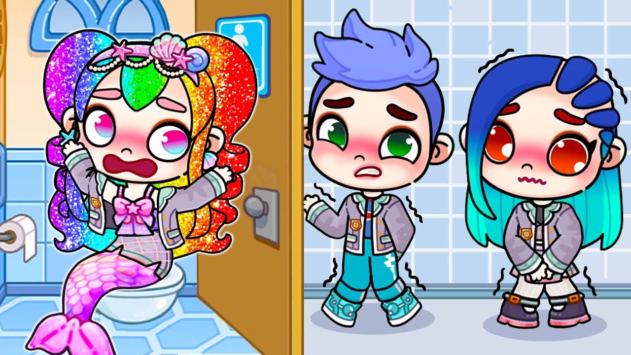 Ninguém Na Escola Sabe Que Eu Sou Uma Sereia 🧜‍♀️💧 | História Triste de Avatar World | Pazu Games