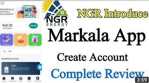 Markala New Earning App    Azure Studio Introduce Markala App   NGR Energy k badle New Markala App