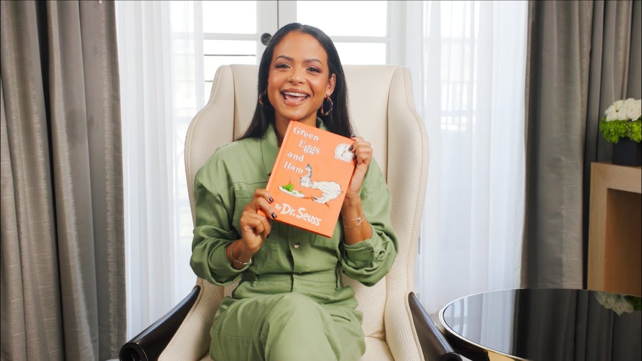 Christina Milian reads Dr. Seuss, celebrates books and helps kids in ...