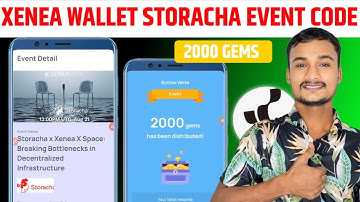 Xenea Wallet Storacha AMA EVENT CODE 🎁 | AMA EVENT CODE Xenea Wallet 