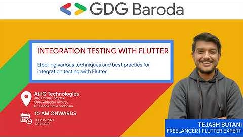Integration Testing with Flutter | Tejash Butani | Full Tutorial