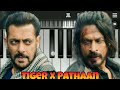 Tiger 3 x pathaan  easy piano tutorial  perfect piano