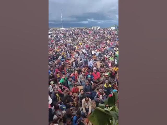 PAUL MAWA FIRST RALLY SPEECH AT TELGA STATION.