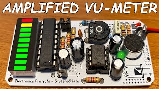 LED Vu-Meter with Microphone LM3915 & LM386 - PCB Tutorial