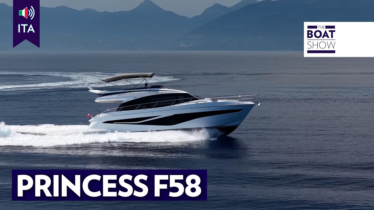 ⁣[ITA] PRINCESS F58: Yacht Tour Completo e Prova in Mare - The Boat Show
