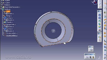 catia video tutorial sheetmetal