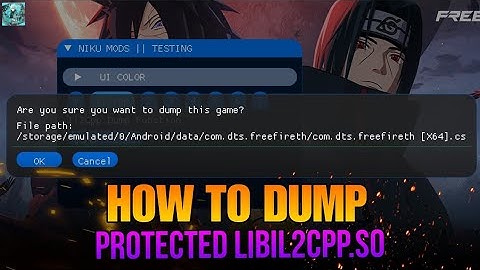 HOW TO DUMP PROTECTED LIBIL2CPP.SO | LASTEST METHOD DUMP CS | NIKU MODS