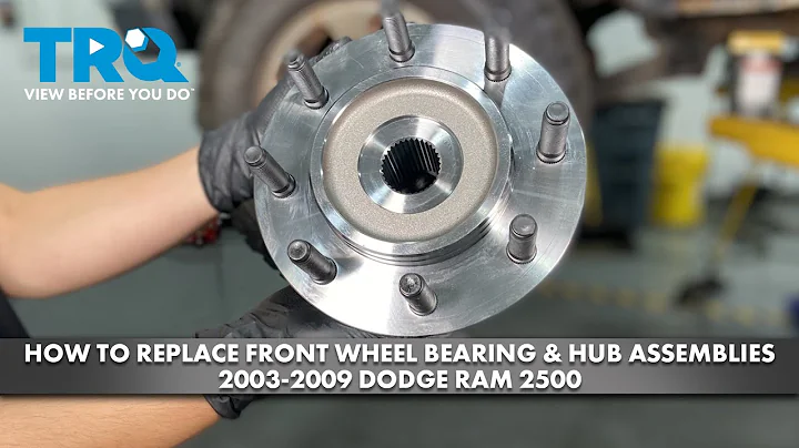 How to Replace Front Wheel Bearing & Hub Assembly 2003-2009 Dodge Ram 2500